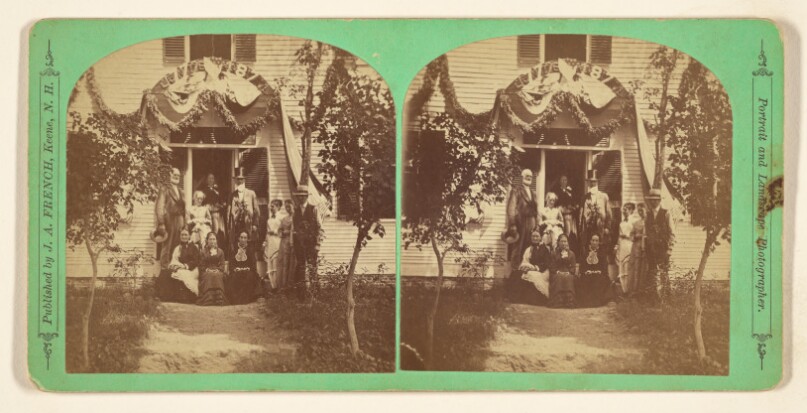 Residence of Barrett & Buckminster. [Centennial Celebration at Antrim, N.H.]
