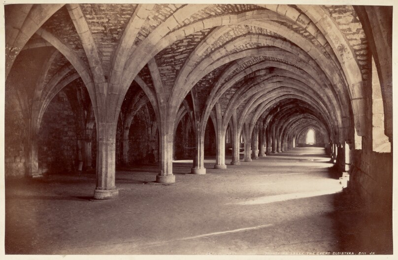 Fountains Abbey, The Great Cloisters