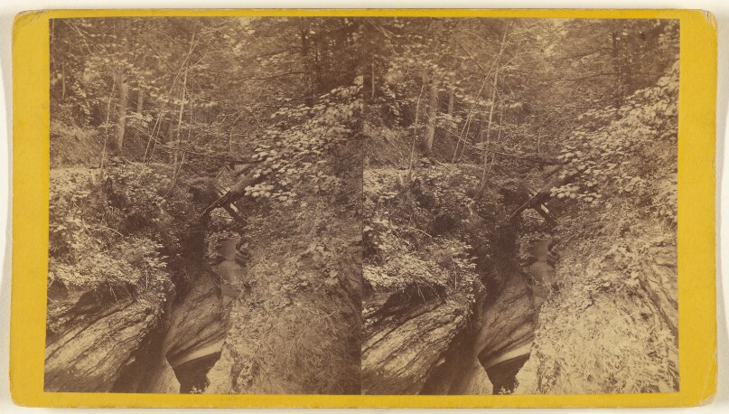 Artists' Dream, from the Bridge, (looking East) Glen Arcadia. Sec. No. 6.