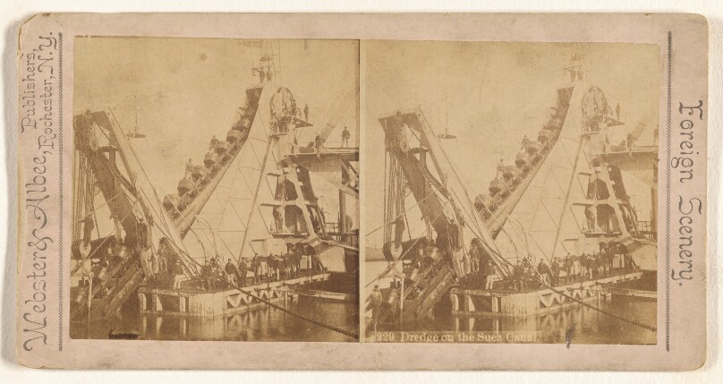 Dredge on the Suez Canal.