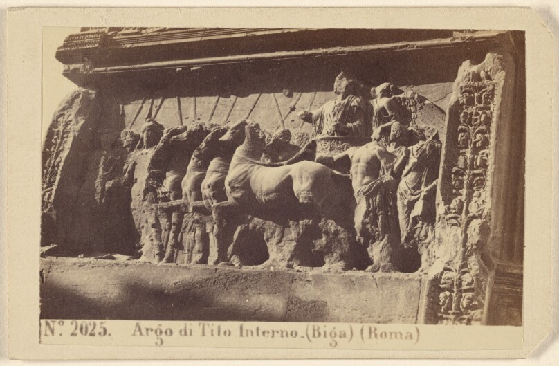 Argo di Tito Interno. (Biga) (Roma)