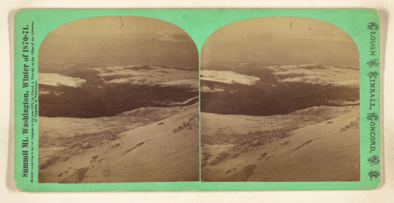 Sea of Clouds, mountain tops protruding. [Mt. Washington, N.H.]