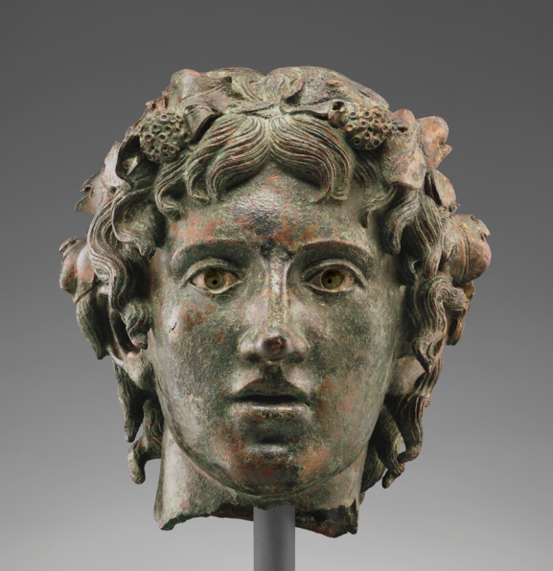 Head from the Statue of the Young Bacchus