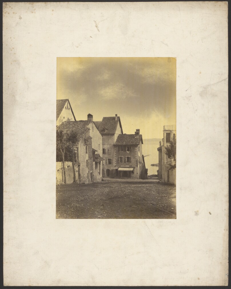 [Town along coast]