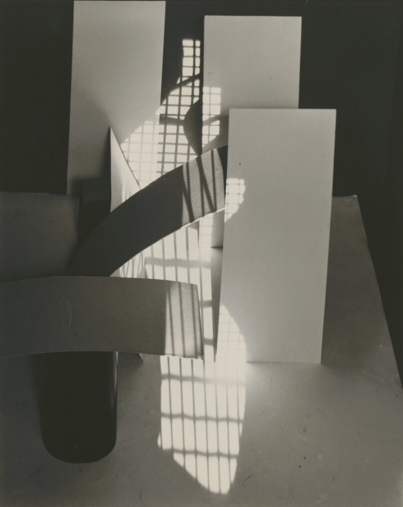 Grids and cut paper