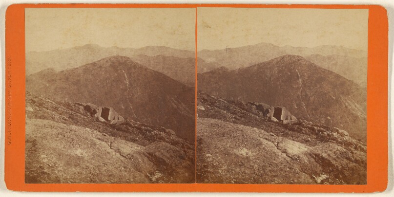 Looking east from Summit of Marcy [Upper Hudson and Adirondack Mountains]