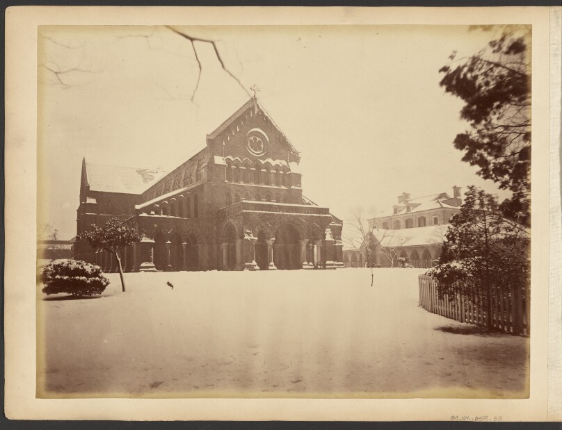 [Holy Trinity Church during winter, Shanghai]