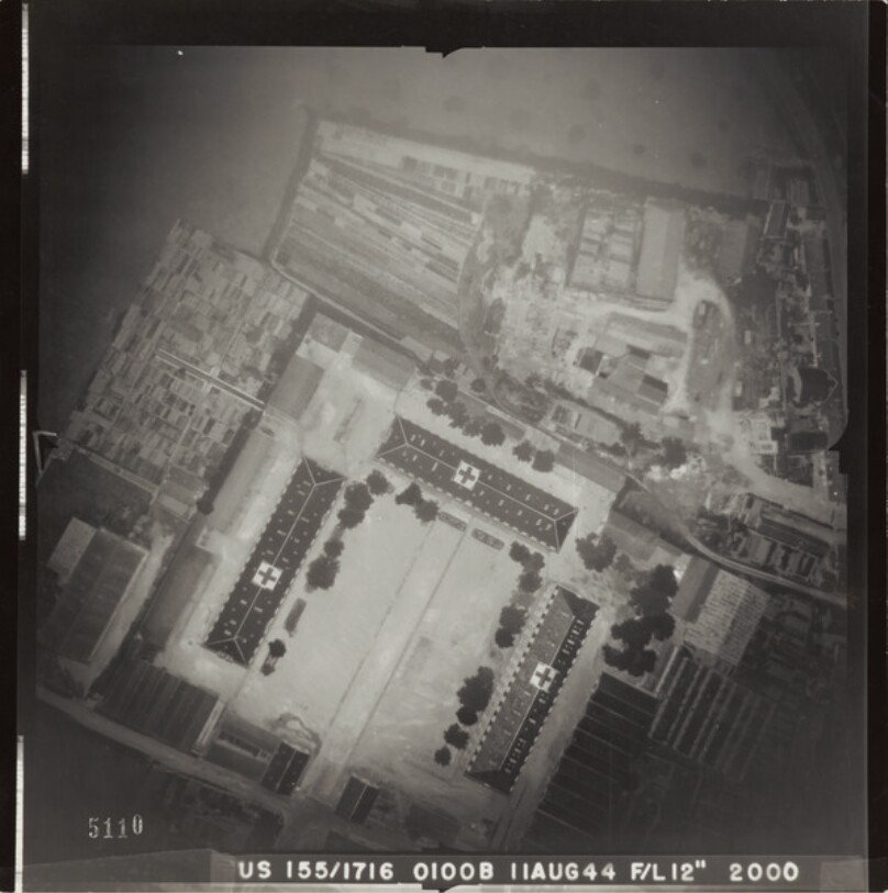 Aerial Night Flash- Hospital, Fr. Aug 11, 1944