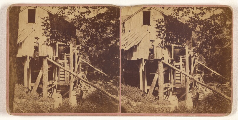 The Old Mill, Looking East. [Ensenore Glen, N.Y.]