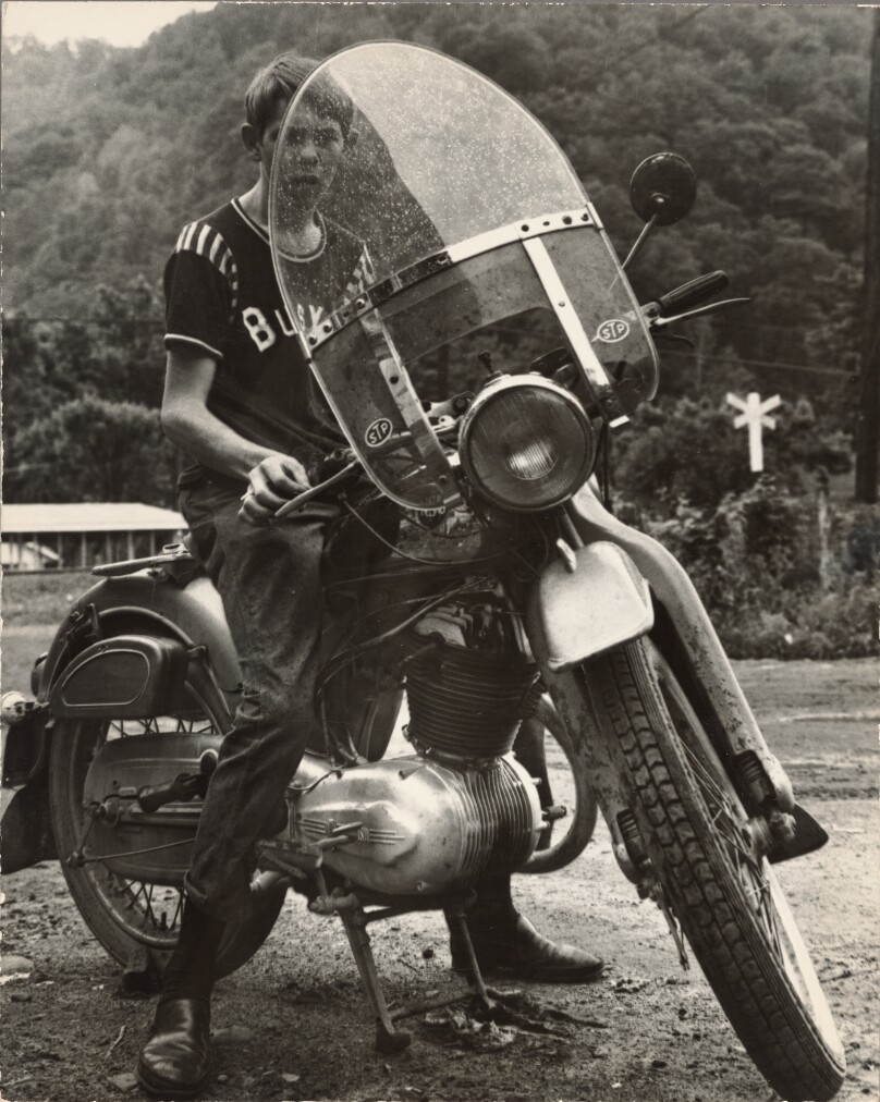 Boy on Motorcycle, Lookout, KY