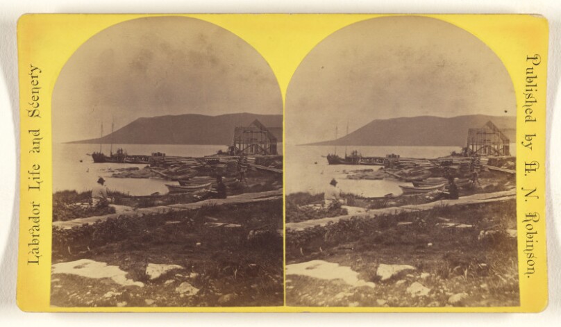 Labrador. Rigolette. View of Dock.