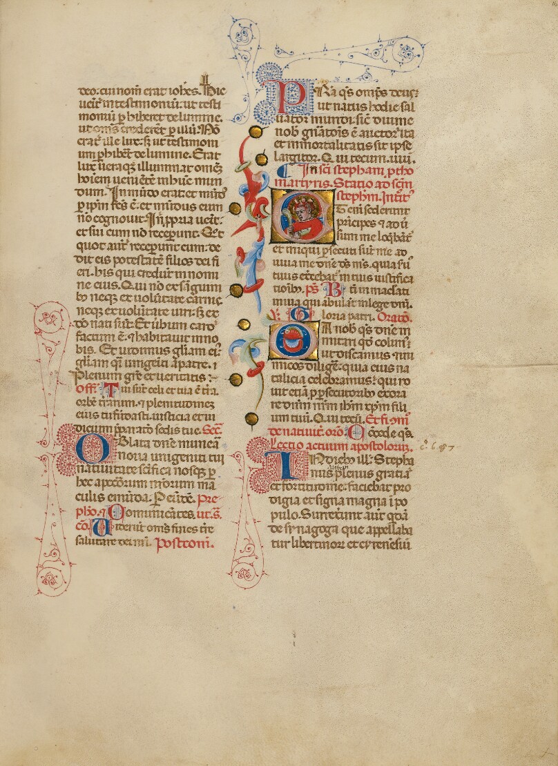 Initial E: Saint Stephen