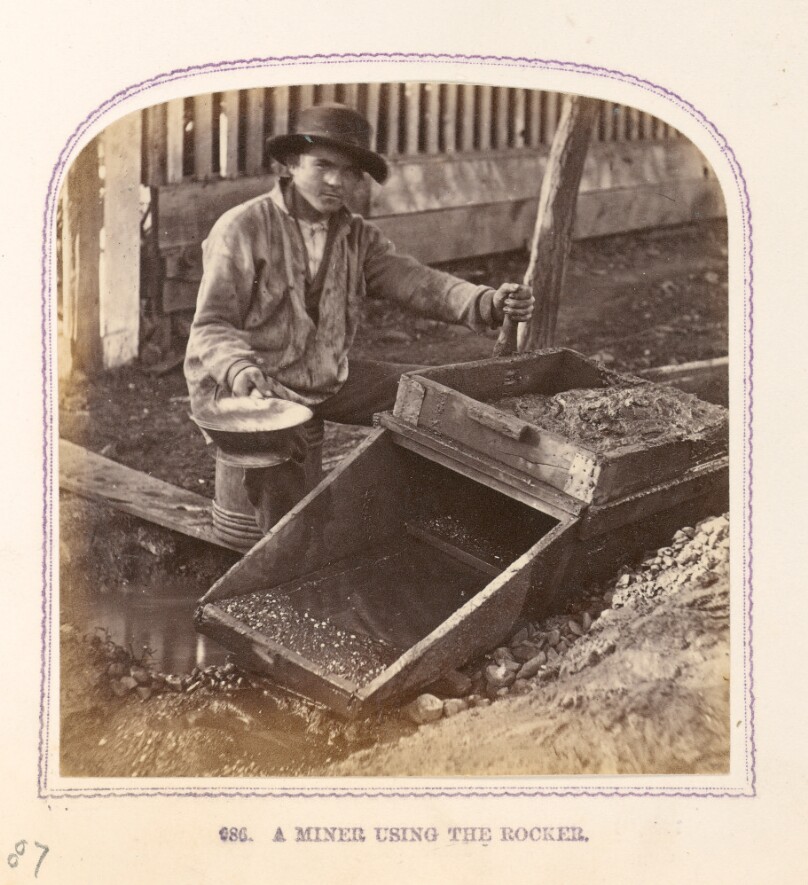 A Miner Using the Rocker