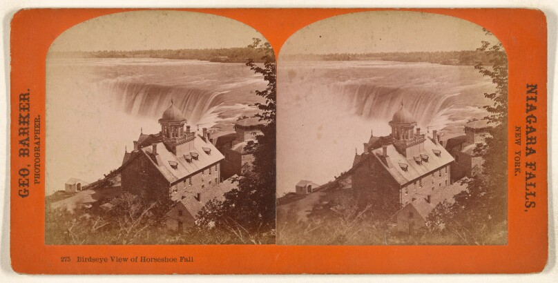 Birdseye [sic] View of Horseshoe Fall