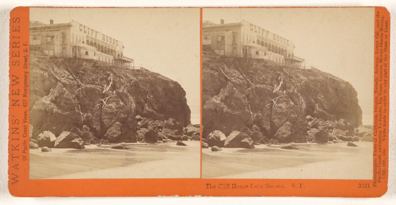 The Cliff House from the sea. S.F. [first view]