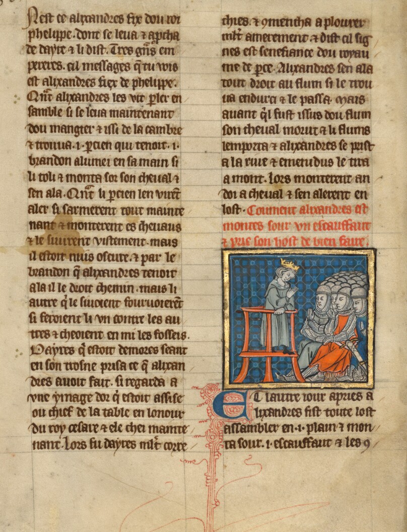 Alexander Lecturing His Army before the Battle against Darius