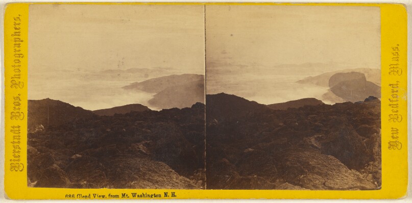 Clouds View, from Mt. Washington, N.H.