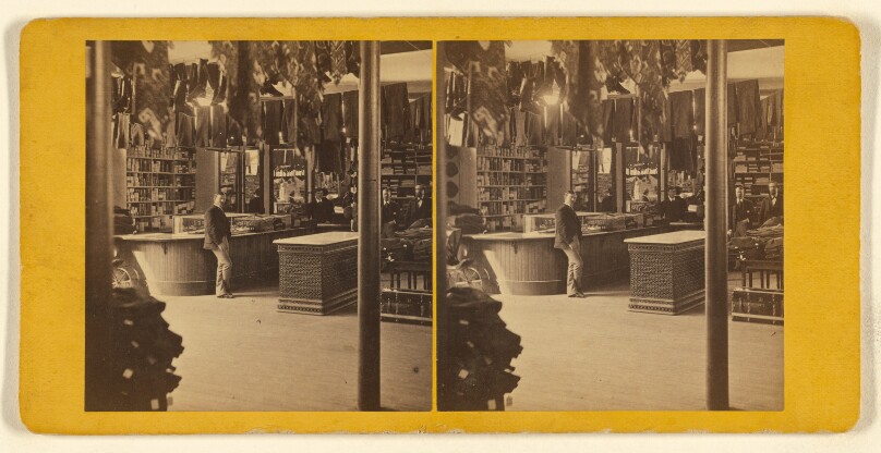 Interior View of A. & W. Sprague's Store, Elmwood, R.I.