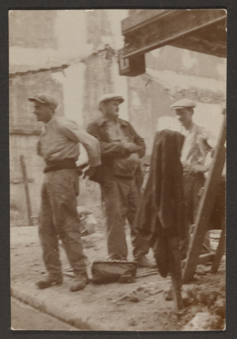 [Workers at Building Site]