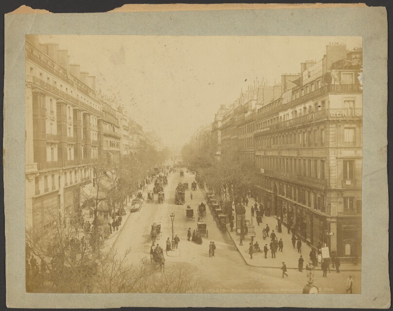 Paris, Perspective du Boulevard Montmartre