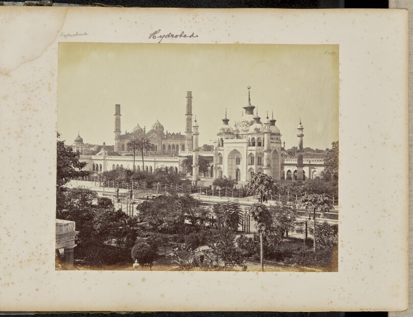 Lucknow; View from the Terrace of the Hooseinabad Emambara