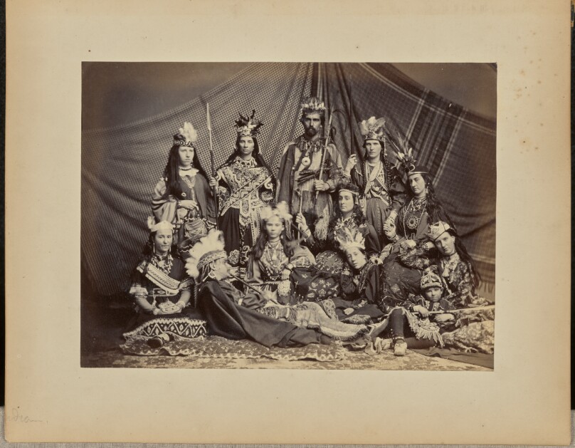 [Indian Wigwam Booth group]