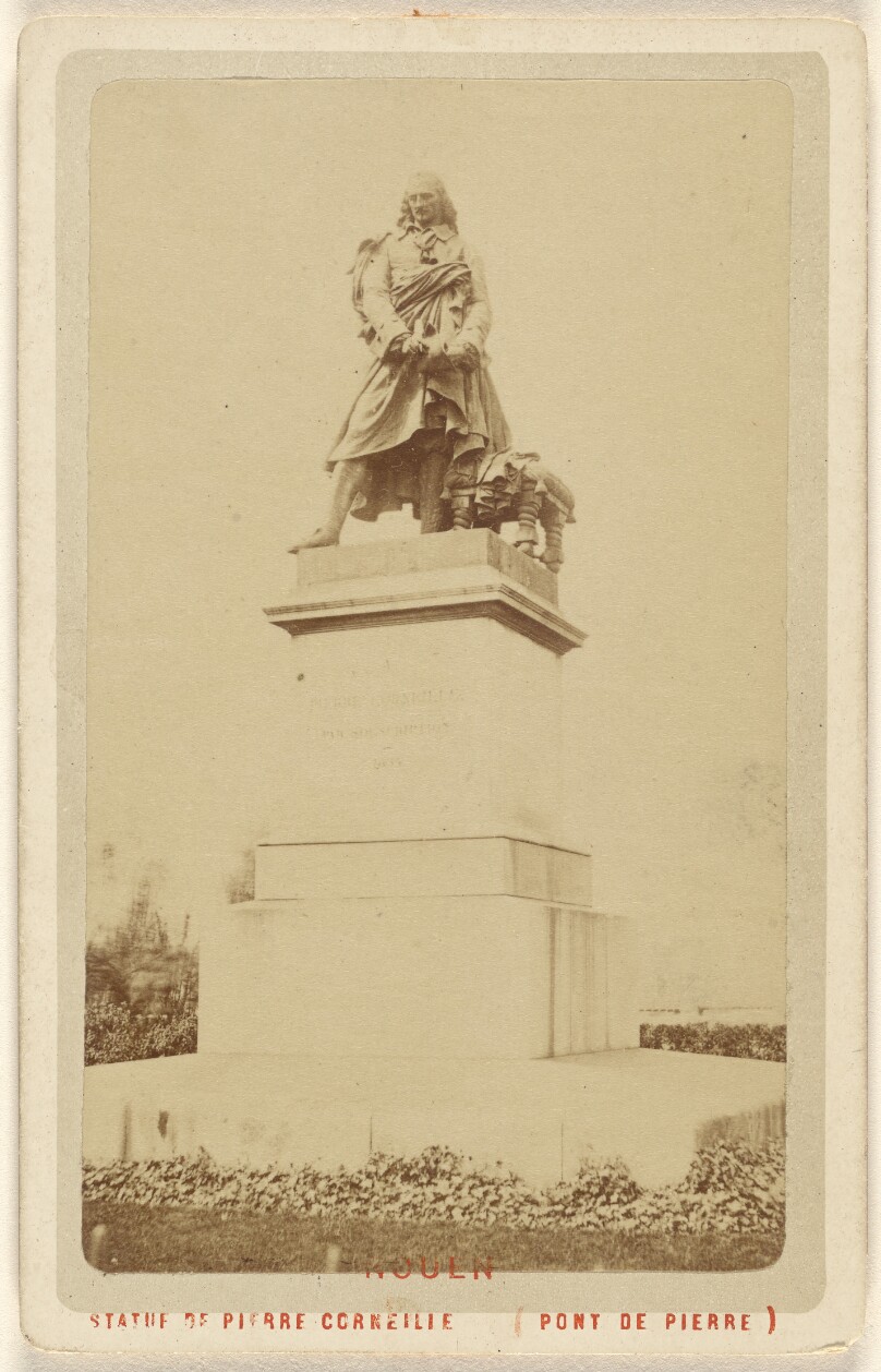 Rouen. Statue de Pierre Corneilie (Pont de Pierre)