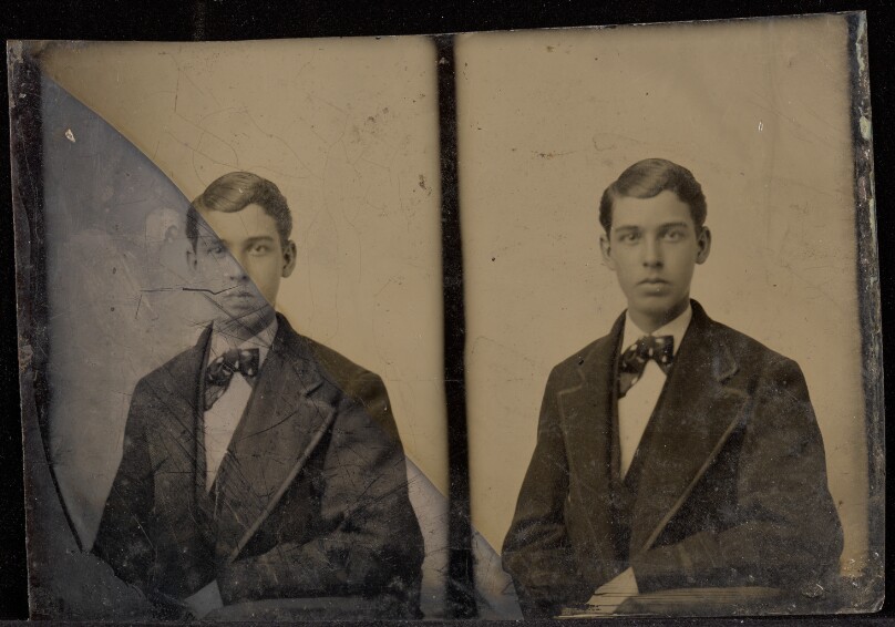 [Double portrait of a young man]