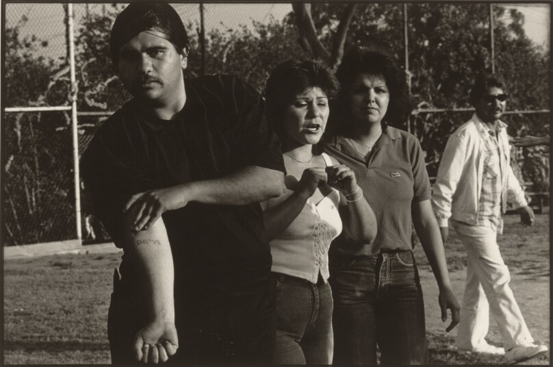 Cholos en el parque de East L.A.