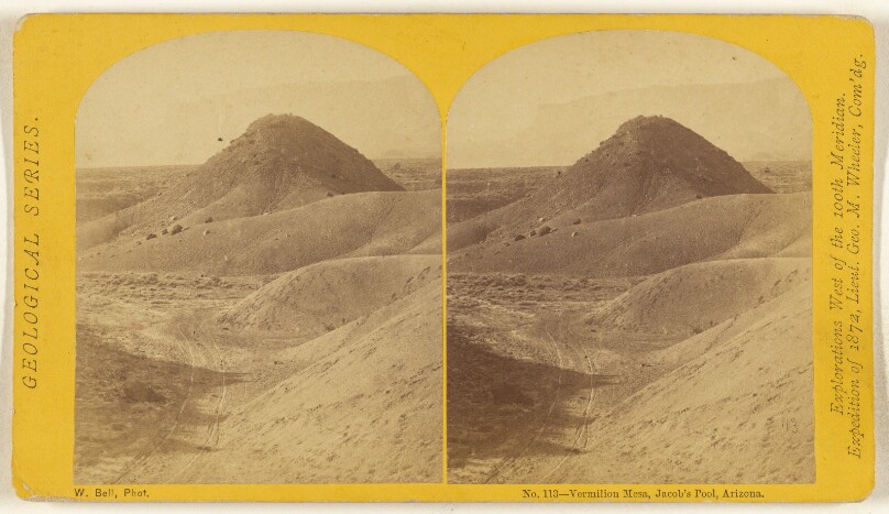 Vermilion Mesa, Jacob's Pool, Arizona.