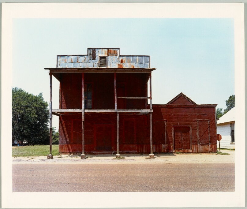 Façade of Cotton Warehouse, Newbern, Alabama