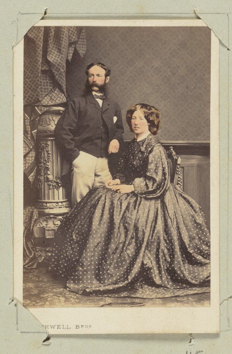 [Portrait of a man and woman]