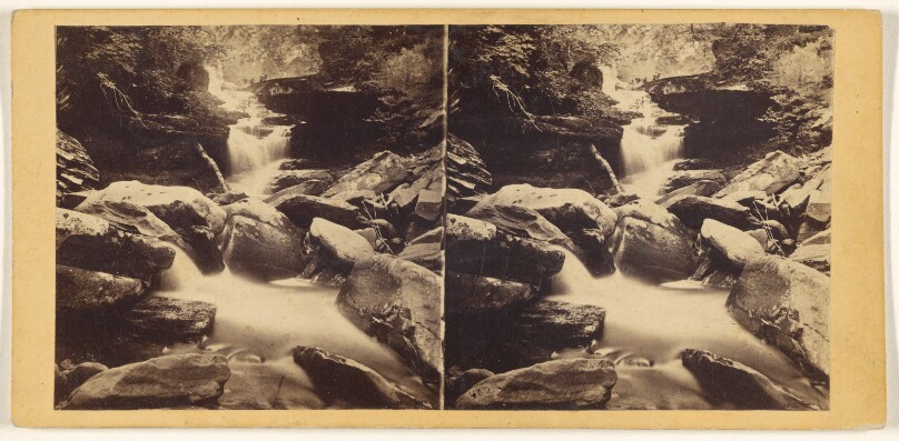 Cascade in Kauterskill Clove, Near Haines Fall.