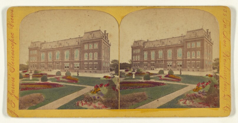 [The Agricultural Department from the N.W. part of the grounds.]