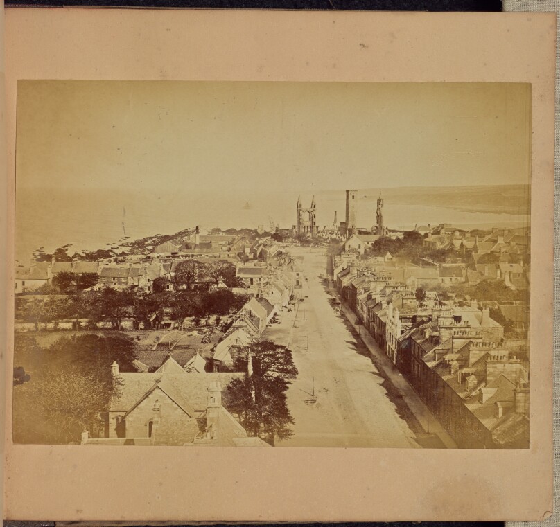 North Street, St. Andrews, from the Episcopal Church to the Cathedral, from St. Salvator's College Chapel Tower