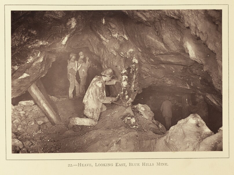 Heave, Looking East, Blue Hills Mine