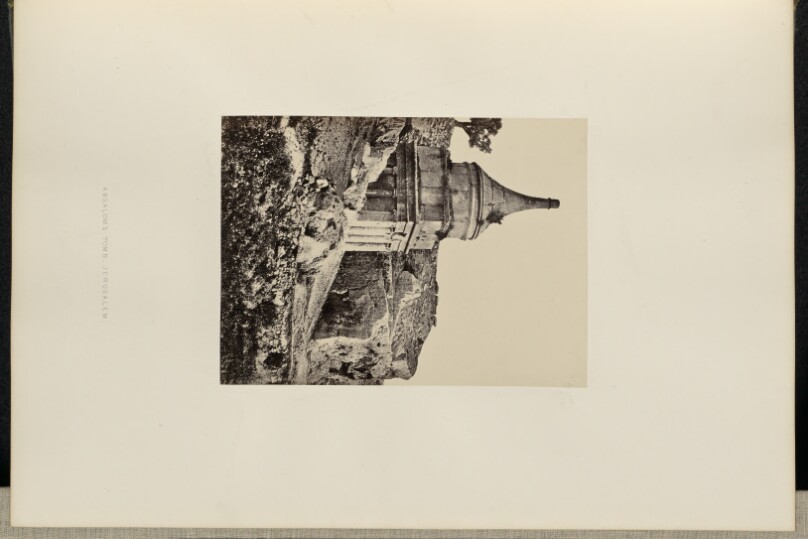 Absalom's Tomb, Jerusalem