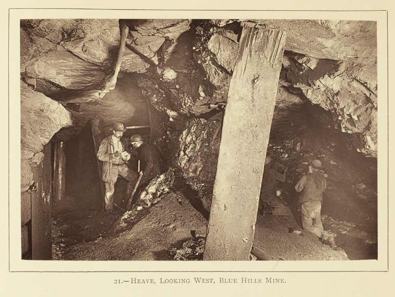 Heave, Looking West, Blue Hills Mine