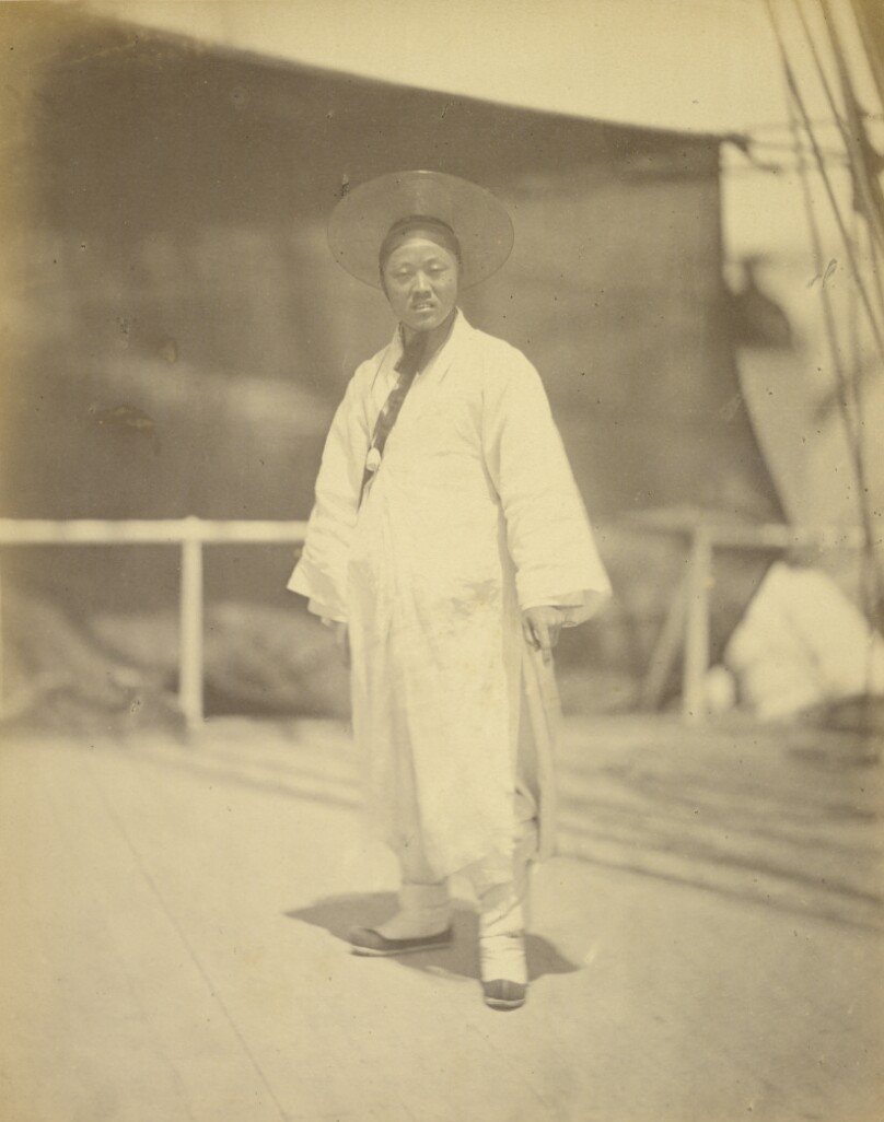 A Corean official bearing the second dispatch on board the 'Colorado'
