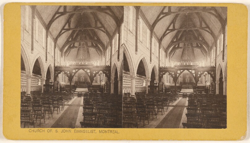 Church of S. John Evangelist, Montreal. The church where Dr. Ewer preached his last sermon Oct, 1883.
