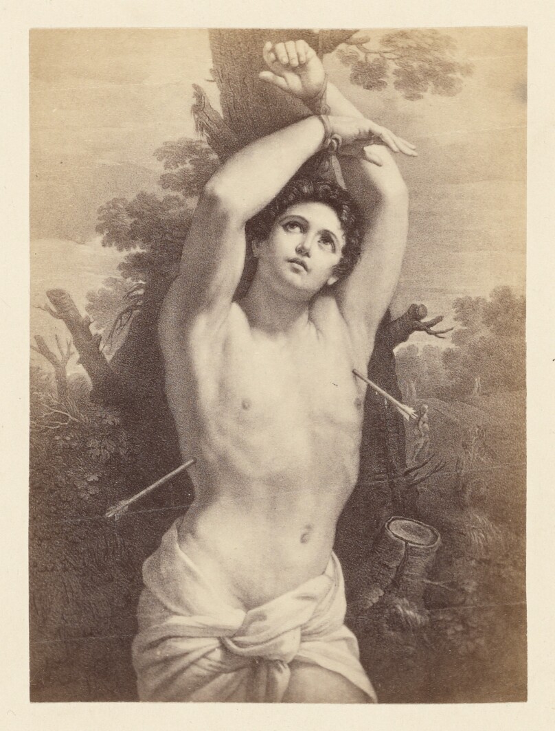 [Painting depicting the martyrdom of Saint Sebastian]