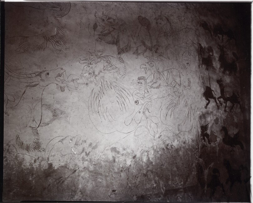 Horrific Mural, Tiktse Monastery, Ladakh, India