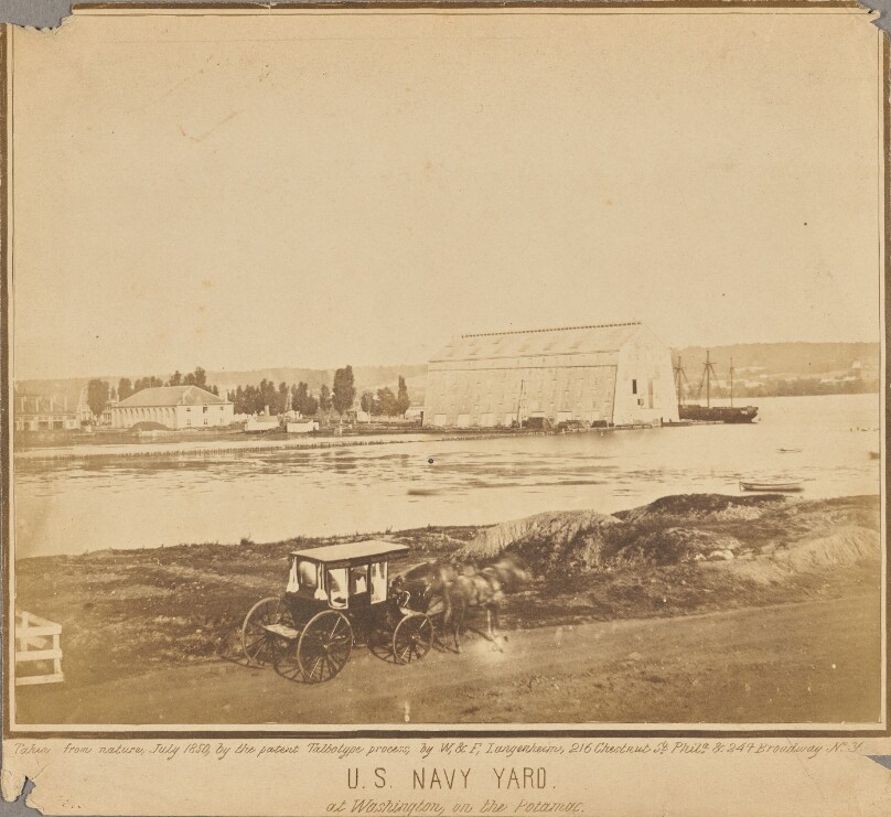 U.S. Navy Yard at Washington, on the Potomac
