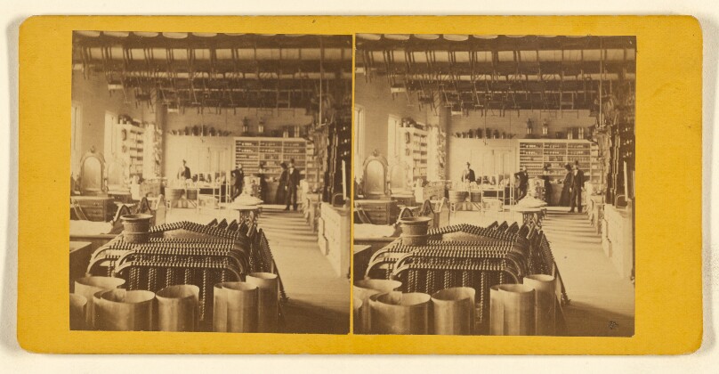 Interior View of A. & W. Sprague's Store, Elmwood, R.I.