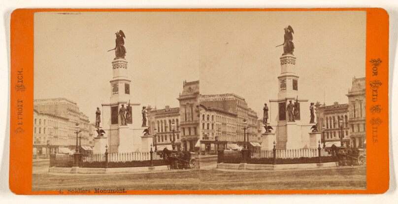 Soldiers Monument. [Detroit, Michigan]