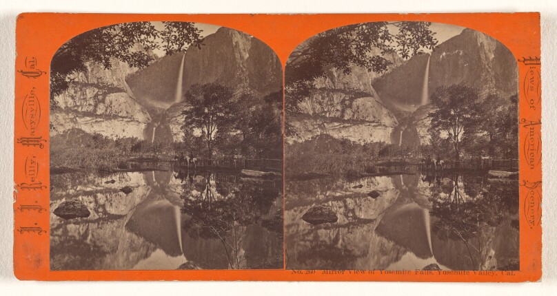 Mirror View of Yosemite Falls, Yosemite Valley, Cal.