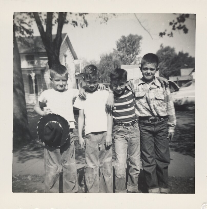 [Group of four boys]