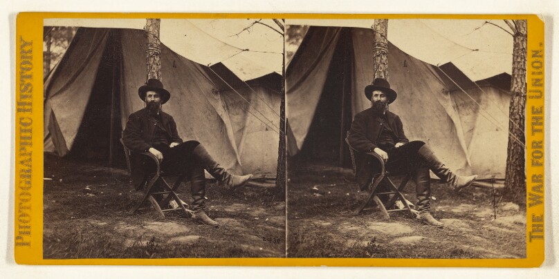 Dana, Assistant Secretary of War; taken at Gen. Grant's Head Quarters, Va.