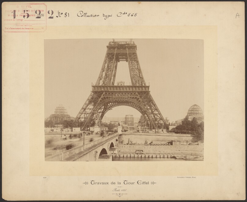 Work on the Eiffel Tower