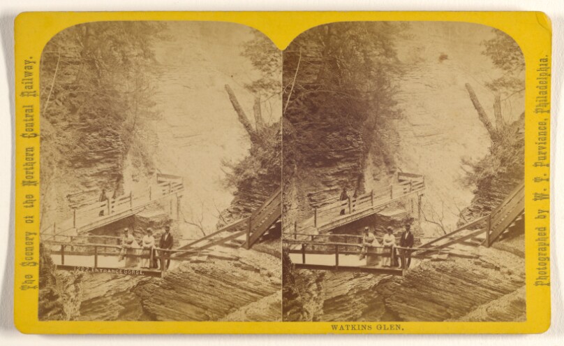 Entrance Gorge. Watkins Glen.